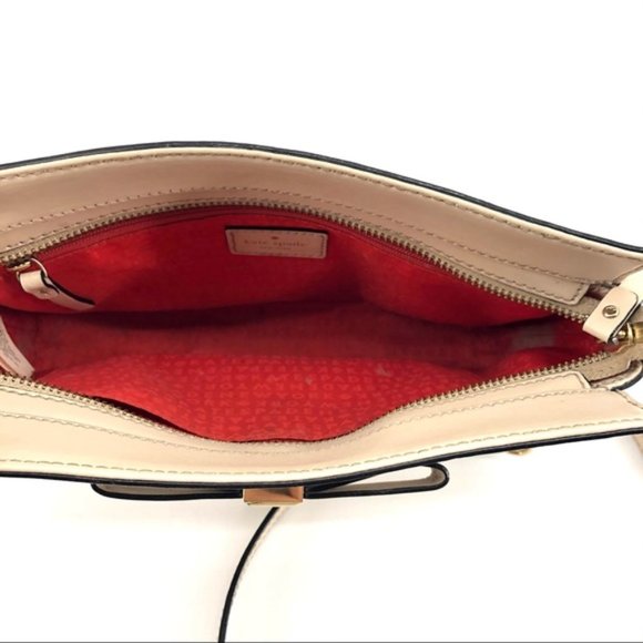 Kate Spade Ivory Bow Front Crossbody Bag Purse - Picture 4 of 8